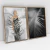 Imagem do Quadro Decorativo A Mulher e a Folha Palmada Kit com 2 Quadros