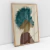 Imagem do Quadro Decorativo A Mulher em Tons da Natureza