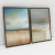 Quadro Decorativo Abstract Beach Soft Tones Praia Abstrata em Tons Suaves - Kit de 2 Quadros - Bimper - Quadros Decorativos