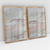 Imagem do Quadro Decorativo Abstract Soft Pink and White Landscape Kit com 2 Quadros