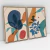 Imagem do Quadro Decorativo Abstrato Botanical Abstract Leaves Art Kit com 2 Quadros
