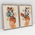 Imagem do Quadro Decorativo Abstrato Botânico Vasos com Plantas - 12A+12B - Uillian Rius - Kit com 2 Quadros