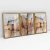 Quadro Decorativo Abstrato Britto QB311 - Kit com 3 Quadros - loja online