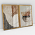 Quadro Decorativo Abstrato Convexo Kit com 2 Quadros - loja online