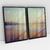 Quadro Decorativo Abstrato Degradê Praia Motion Blur Kit com 2 Quadros - comprar online