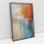 Quadro Decorativo Abstrato Fronteira Grunge Retangular