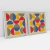 Quadro Decorativo Abstrato Geométrico Bauhaus Design Kit com 2 Quadros - Bimper - Quadros Decorativos