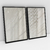 Quadro Decorativo Abstrato Linhas Beges Kit com 2 Quadros - comprar online