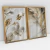Quadro Decorativo Abstrato Marbled Flowers Kit com 2 Quadros - loja online