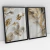Quadro Decorativo Abstrato Marbled Flowers Kit com 2 Quadros - comprar online