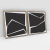Imagem do Quadro Decorativo Abstrato Minimal Black - Ana Ifanger - Kit com 2 Quadros
