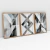 Quadro Decorativo Abstrato Moderno Cimento Queimado Kit com 3 Quadros - loja online