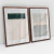 Quadro Decorativo Abstrato Natureza Moodboard II Kit com 2 Quadros