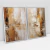 Quadro Decorativo Abstrato New Brushstrokes of Time Kit com 2 Quadros - Bimper - Quadros Decorativos
