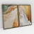 Quadro Decorativo Abstrato Ouro e Areia II Kit com 2 Quadros - loja online