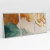 Quadro Decorativo Abstrato Ouro e Areia II - Kit com 3 Quadros - Bimper - Quadros Decorativos