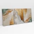 Quadro Decorativo Abstrato Ouro e Areia Kit com 3 Quadros