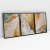 Quadro Decorativo Abstrato Ouro e Areia Kit com 3 Quadros - comprar online