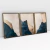 Quadro Decorativo Abstrato Ouro Envelhecido e Mar Kit com 3 Quadros - loja online