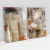Quadro Decorativo Abstrato Pinceladas do Tempo Kit com 2 Quadros - comprar online