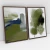 Quadro Decorativo Abstrato Rivers + Recôndito - Karine Tonial - Kit com 2 Quadros