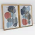 Quadro Decorativo Abstrato Romantic Dark Blue - Ana Ifanger - Kit com 2 Quadros - loja online