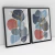 Quadro Decorativo Abstrato Romantic Dark Blue - Ana Ifanger - Kit com 2 Quadros - comprar online