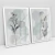 Quadro Decorativo Abstrato Romantic Gray - Ana Ifanger - Kit com 2 Quadros - Bimper - Quadros Decorativos