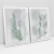 Quadro Decorativo Abstrato Romantic Leaves - Ana Ifanger - Kit com 2 Quadros - Bimper - Quadros Decorativos