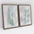 Quadro Decorativo Abstrato Romantic Leaves - Ana Ifanger - Kit com 2 Quadros