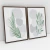 Quadro Decorativo Abstrato Romantic Leaves - Ana Ifanger - Kit com 2 Quadros