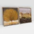 Imagem do Quadro Decorativo Abstrato Tree in Shades of Beige and Gold Kit com 2 Quadros