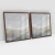 Quadro Decorativo Abstrato Vento e Areia Kit com 2 Quadros - comprar online