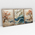 Imagem do Quadro Decorativo Abstrato Waves Between Trees Kit de 3 Quadros