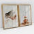 Quadro Decorativo Abstrato Zen Kit com 2 Quadros - loja online