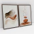 Quadro Decorativo Abstrato Zen Kit com 2 Quadros