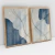 Imagem do Quadro Decorativo Azul Abstrato Lines - Caroline Cerrato - Kit com 2 Quadros