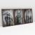 Quadro Decorativo Business Animals Elefante Tigre Leão Kit com 3 Quadros