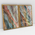 Quadro Decorativo Cascas de Eucalipto Arco-Íris Kit com 2 Quadros - loja online