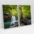 Quadro Decorativo Cascata Cachoeira Parque Nacional de Erawan Tailândia - Kit com 2 Quadros