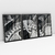 Quadro Decorativo Charlie Chaplin Tempos Modernos Kit com 3 Quadros