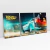 Quadro Decorativo DeLorean De Volta para o Futuro Kit com 3 Quadros