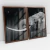 Quadro Decorativo Elefante Bebendo Água em Preto e Branco Kit com 2 Quadros