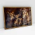Quadro Decorativo Família de Leões com 3 Filhotes - loja online