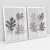 Quadro Decorativo Folhas Azuis - Ana Ifanger - Kit com 2 Quadros - Bimper - Quadros Decorativos