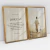 Quadro Decorativo Jesus e Versículo Josué Kit com 2 Quadros - loja online
