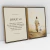Quadro Decorativo Jesus e Versículo Josué Kit com 2 Quadros - loja online