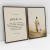 Quadro Decorativo Jesus e Versículo Josué Kit com 2 Quadros