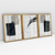 Quadro Decorativo Karine Tonial - Always Remember Me + Black Scratch - Kit com 3 Quadros - loja online