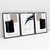 Quadro Decorativo Karine Tonial - Always Remember Me + Black Scratch - Kit com 3 Quadros - comprar online